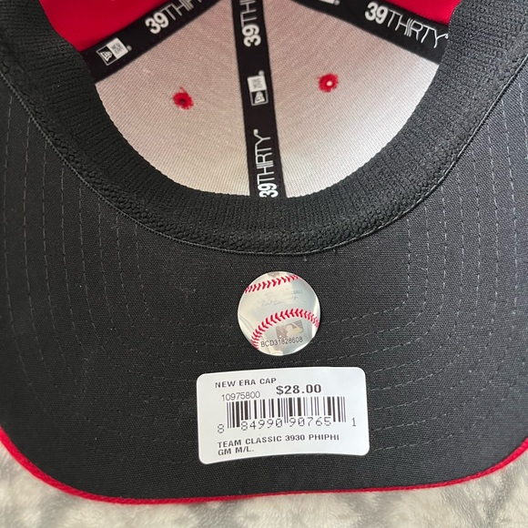 NWT Philadelphia Phillies MLB New Era 39THIRTY Adult Baseball Cap Medium/Large - Picture 4 of 6